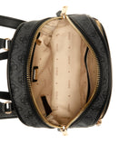 GUESS Womens Manhattan Backpack, Coal Logo