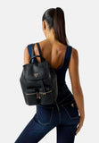 GUESS Women's Manhattan II Flap Backpack Black One Size