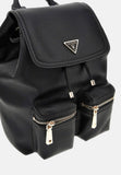 GUESS Women's Manhattan II Flap Backpack Black One Size