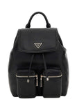 GUESS Women's Manhattan II Flap Backpack Black One Size