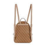 GUESS Womens Manhattan Large Backpack, Latte Logo