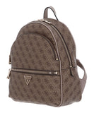GUESS Womens Manhattan Large Backpack, Latte Logo