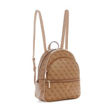 GUESS Womens Manhattan Large Backpack, Latte Logo