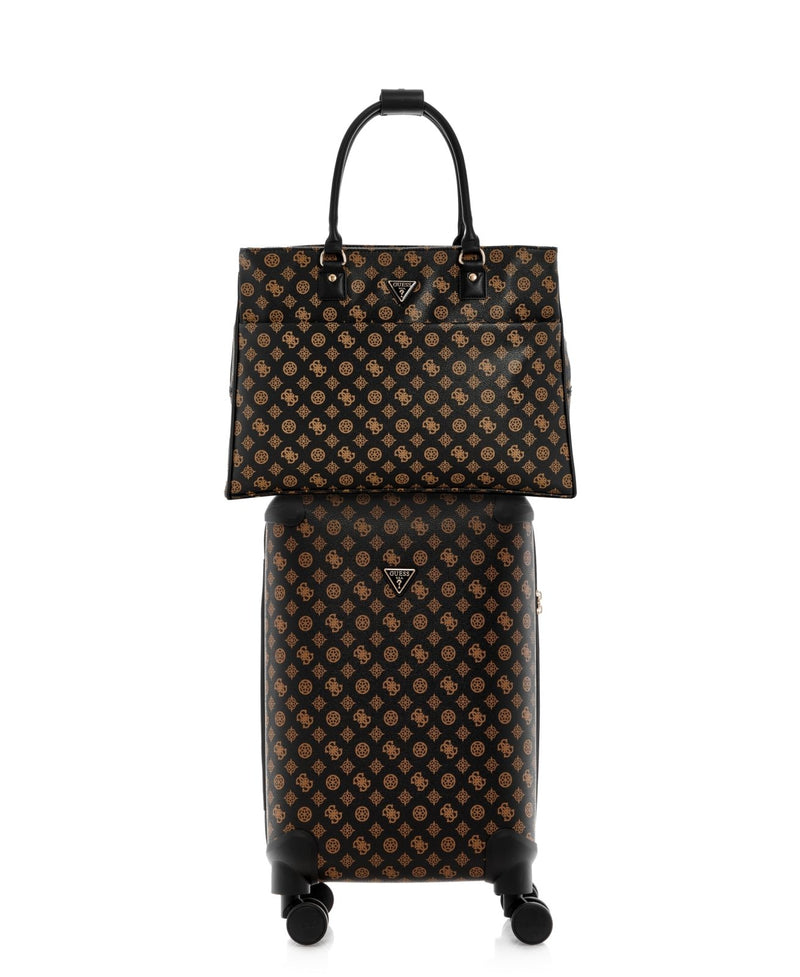 GUESS Women's Wilder Shopper Tote, Brown