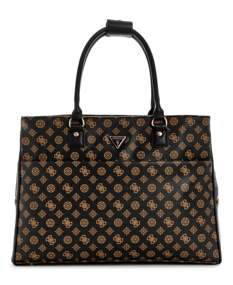 GUESS Women's Wilder Shopper Tote, Brown