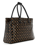 GUESS Women's Wilder Shopper Tote, Brown
