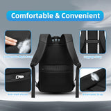 GYakeog Slim Laptop Backpack for Men 15.6 inch Business Computer Backpack with Compartment Waterproof Anti - Theft Aesthetic Compact Bag for Travel Work College