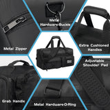 Gym Bag Water - Resistant Sports Duffel,Portable Lightweight Gym Bag,Sports Duffel Bags for Women&Men for Camp, Fitness, and Short Tours, Dance - The Red Flag area allows for DIY