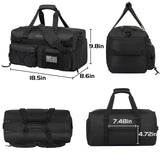 Gym Bag Water - Resistant Sports Duffel,Portable Lightweight Gym Bag,Sports Duffel Bags for Women&Men for Camp, Fitness, and Short Tours, Dance - The Red Flag area allows for DIY