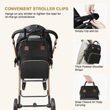 HABOPET Diaper Bag Backpack, Multi - Function Baby Boys and Girls Bag, Travel Waterproof Diaper Backpack Tote Bag, Baby Registry Search & Shower Gifts - Essentials Baby Backpack for Mom/Dad