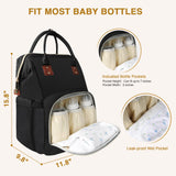 HABOPET Diaper Bag Backpack, Multi - Function Baby Boys and Girls Bag, Travel Waterproof Diaper Backpack Tote Bag, Baby Registry Search & Shower Gifts - Essentials Baby Backpack for Mom/Dad