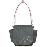 HAIKU To Go Convertible 2.0 Crossbody and Backpack Messenger-Style Travel Bag with Adjustable Shoulder Straps, Dual Pockets, Deep Forest