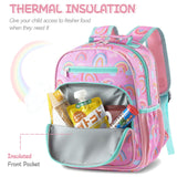 Hairao Toddler Backpack for Girls 2 - 4,Preschool Kindergarten Rainbow Backpacks,Small Backpack for Kids,Toddler Bookbag with Chest Strap