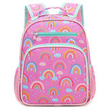 Hairao Toddler Backpack for Girls 2 - 4,Preschool Kindergarten Rainbow Backpacks,Small Backpack for Kids,Toddler Bookbag with Chest Strap