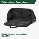 Halfday Convertible 2 - in - 1 Garment Duffel Weekender Bag 45L | Wrinkle - Free Travel, Hanging Suit Compartment, Shoe Pockets, Trolley Sleeve. Durable & Water - Resistant Carry - on, Shadow