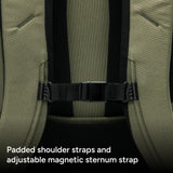 Halfday Roamer All - in - One Travel Backpack | 15” Laptop Compartment, Built - In Shoe/Laundry Pouch, Magnetic Sternum Strap, Padded Shoulder Support | Weekend & Business Trip Carry - on Bag, Olive