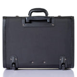 HAMMER ANVIL 19 Wheeled Briefcase Rolling Case Sales Sample Pilot Lawyer Attache Black Ballistic Nylon