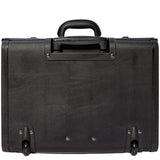 HAMMER ANVIL 19 Wheeled Briefcase Rolling Case Sales Sample Pilot Lawyer Attache Black Leatherette