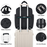 Hanke 16 Inch Underseat Carry On Luggage With Wheels, Small Rolling Suitcase Lightweight Under Seat Carry On Bag, Airline Approved Personal Item Overnight Softside Travel Luggage Bag,Black