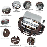 Hanke 16 Inch Underseat Carry On Luggage with Wheels Small Suitcase Softside Luggage Bags, 17.5 Foldable Lightweight Personal Item Travel Bags for Women Men(Coffee)