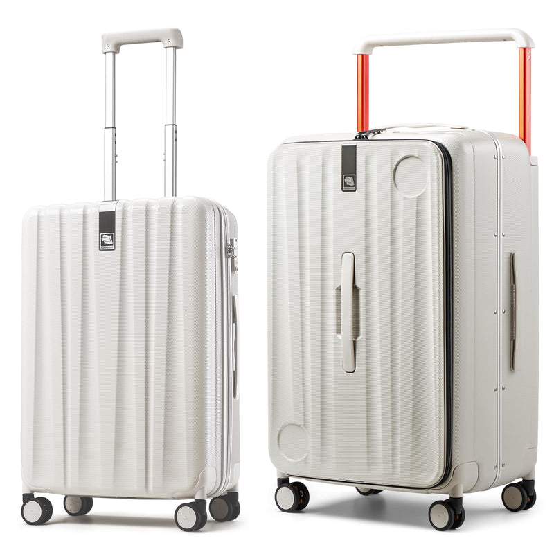 Hanke 20 Inch Carry On Luggage Airline Approved Multifunctional 26 Inch Checked Luggage Hard Shell Suitcases with Wheels