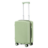 Hanke 20 Inch Hard Shell Suitcases with Spinner Wheels, Lightweight Carry On Luggage 22x14x9 Airline Approved Built-in TSA Lock, Durable Suitcase Rolling Luggage Carry-On Bag(Bamboo Green)