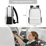 Hanke Carry on Backpack and 20 Inch Expandable Carry on Luggage 22x14x9 Airline Approved Lightweight PC Hard Shell Suitcases with Wheels,Travel Laptop Backpack for Men & Women