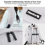 Hanke Casual Backpacks Travel Backpack for Women & Men, Lightweight Carry On Backpack for Work, Hiking wiht Unique Comfort Design (Off White)