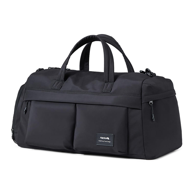 Hanke Cloud Carry On Luggage Bags for Travel Carry On Bag for Women Lightweight Travel Tote Bag Overnight Weekender Bag,Graphite Black
