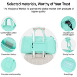 Hanke Cloud Carry On Luggage Bags for Travel Carry On Bag for Women Lightweight Travel Tote Bag Overnight Weekender Bag,Mint Green