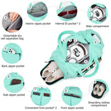 Hanke Cloud Carry On Luggage Bags for Travel Carry On Bag for Women Lightweight Travel Tote Bag Overnight Weekender Bag,Mint Green