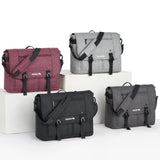 Hanke Durable Messenger Bag for Men with 15.6 Laptop Case, Business Cross Body Bag Briefcase for Women,School or Work Tote Bag Large Messanger Bag.（Light Grey）