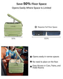 Hanke Hardside Expandable Carry On Luggage, 20 Inch Top Opening Trunk Luggages with Spinner Wheels, All - PC Hard Shell Carry - On Suitcase, Lightweight & TSA Airline Approved (Bamboo Green, 46L)