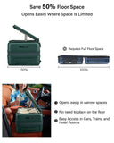 Hanke Hardside Expandable Checked Luggage, 24 Inch Top Opening Trunk Luggages with Spinner Wheels, All - PC Hard Shell Suitcase, Lightweight TSA Checked - Medium(Blackish Green, 83L)