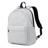 Hanke Travel Backpack for Women Men, Small College Laptop Backpack, Lightweight Water-Resistant Work Bookbag, Cute Casual Daypack for 15.6 Inch Laptop, Rock Grey
