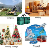 HaoHakka Extra Large Storage Duffle Bag for Travel, Big Foldable XL Duffle Bag for Traveling - Turquoise