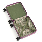 Hardside Mini Adair Spinner Suitcase, Curly Tulips Purple, One Size