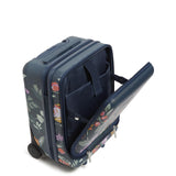 Hardside Underseat Rolling Suitcase Luggage, Fresh - Cut Floral Green
