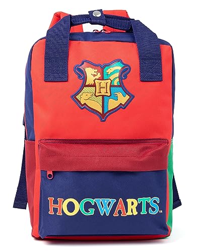 Harry Potter 4 Piece Backpack Set | Kids Hogwarts Rucksack Bundle with School Bag, Pencil Case, Lunch Bag & Water Bottle