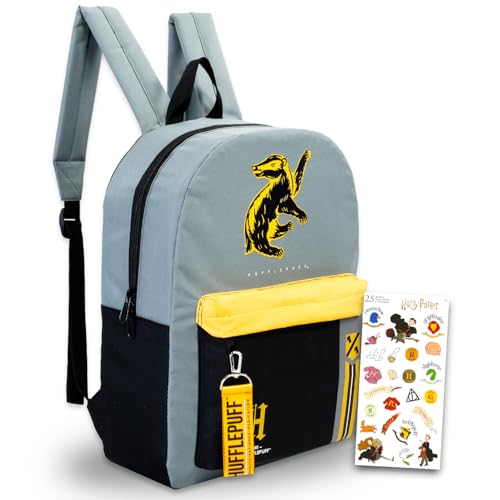 Harry Potter Backpack for School Bundle w/ 16in Hufflepuff Bookbag + More | Backpacks4Less