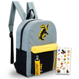 Harry Potter Backpack for School Bundle w/ 16in Hufflepuff Bookbag + More