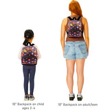 Harry Potter Mini Backpack - 10" Exclusive Woven Small Backpack with Front Pocket | Adjusts to Fit Adults, Teens, Kids