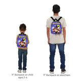 Harry Potter Mini Backpack for Kids Toddlers - 11" Iconic Woven Small Backpack Bundle w Button | Preschool Daycare Kindergarten | Fits Boys Girls Alike