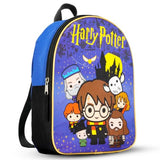 Harry Potter Mini Backpack for Kids Toddlers - 11" Iconic Woven Small Backpack Bundle w Button | Preschool Daycare Kindergarten | Fits Boys Girls Alike