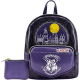 Harry Potter Mini Backpack with Coin Purse, Hogwarts Artifacts Design Small Travel Bag for Men and Women, Multi, 10 Inch | Backpacks4Less