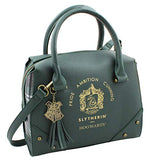 Harry Potter Purse Designer Handbag Hogwarts Houses Womens Top Handle Shoulder Satchel Bag Slytherin | Backpacks4Less
