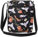 Harry Potter Womens Crossbody Bag Hogwarts Travel Purse Passport Gryffindor AOP