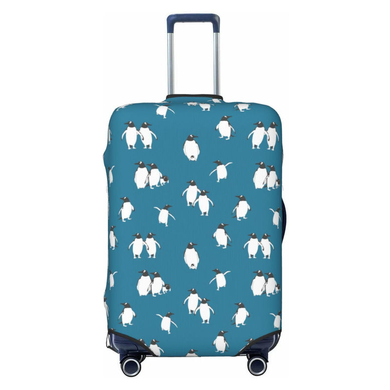 Hcpwzrf Penguin Atlantic Luggage Cover, Premium Washable Suitcase Protector With Secure Zipper & Buckle Closure, Fits 18 - 32 Inch Travel Luggagelarge