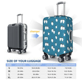 Hcpwzrf Penguin Atlantic Luggage Cover, Premium Washable Suitcase Protector With Secure Zipper & Buckle Closure, Fits 18 - 32 Inch Travel Luggagelarge