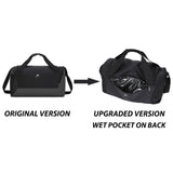HEAD 45L Gym Duffel Bag with Shoe Compartment & Wet Pocket, Waterproof Large Capacity Sports Bag for Men, Durable Crossbody Weekender for Workout, Fitness, Swimming, Travel